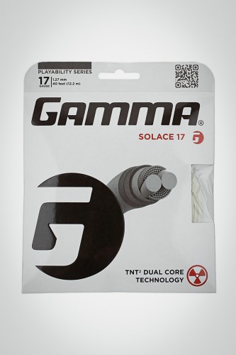 Струны для теннисной ракетки Gamma Solace 127 / 17 - 12 метров (естественные)