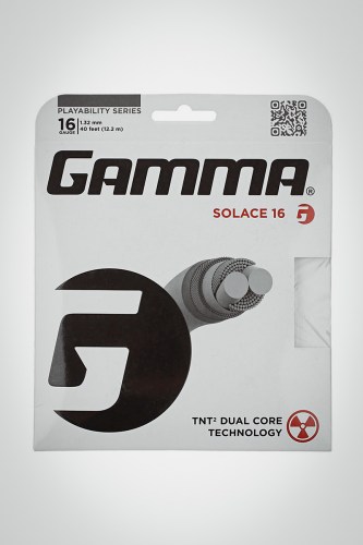 Струны для теннисной ракетки Gamma Solace 132 / 16 - 12 метров (естественные)