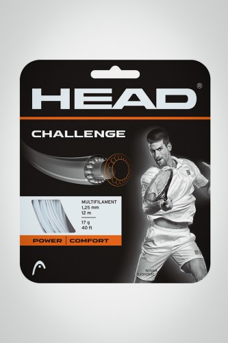 Струны для теннисной ракетки Head Challange 125 / 17 - 12 метров (белые)