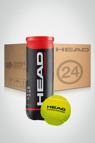 Коробка мячей для большого тенниса Head Championship (24 банки)