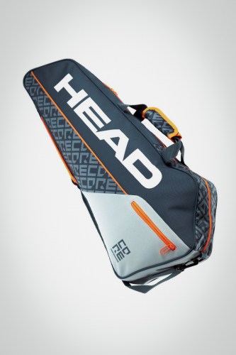 Купить теннисную сумку Head Core x3 Pro (серая / оранжевая)