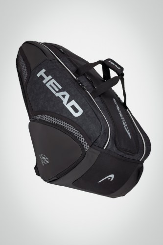 Купить теннисную сумку Head Djokovic x12 Monstercombi (черная / белая)