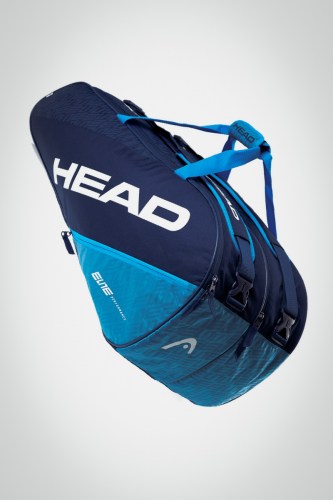 Теннисная сумка Head Elite x9 Supercombi (синяя / голубая) - цена