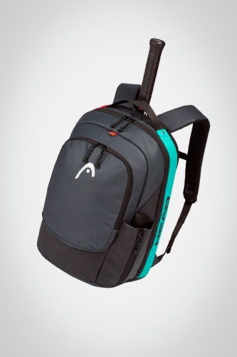 Теннисный рюкзак Head Gravity (черный / бирюзовый)