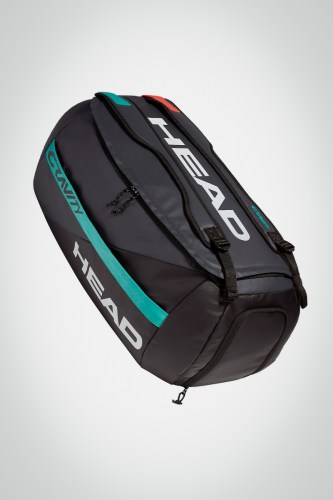 Теннисная сумка Head Gravity Sport Bag (черная / бирюзовая)