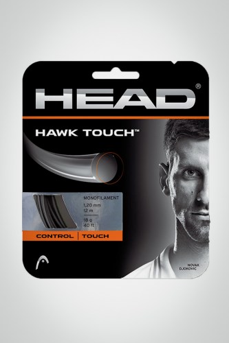 Струны для теннисной ракетки Head Hawk Touch 120 / 18 - 12 метров (серые)