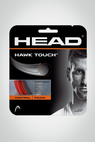 Струны для теннисной ракетки Head Hawk Touch 120 / 18 - 12 метров (красные)