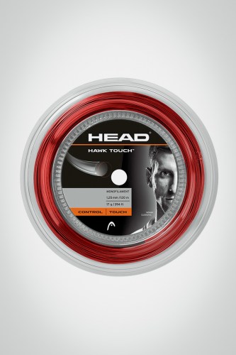 Струны для теннисной ракетки Head Hawk Touch 125 / 17 - 120 метров (красные)