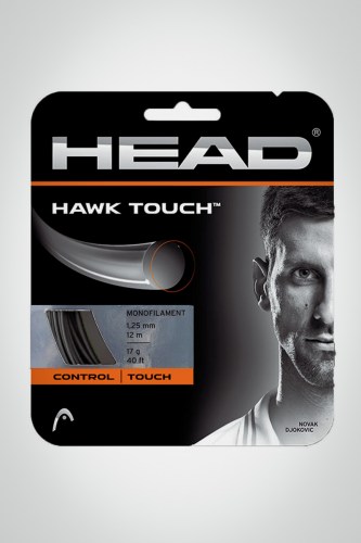 Струны для теннисной ракетки Head Hawk Touch 125 / 17 - 12 метров (серые)