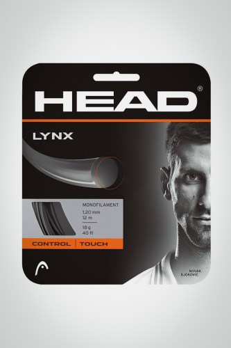 Струны для теннисной ракетки Head Lynx 120 / 18 - 12 метров (серые)
