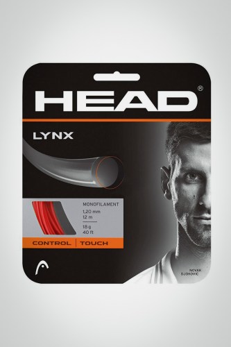 Струны для теннисной ракетки Head Lynx 120 / 18 - 12 метров (красные)