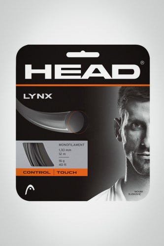 Струны для теннисной ракетки Head Lynx 130 / 16 - 12 метров (серые)