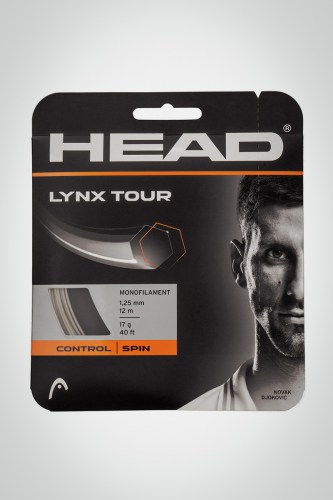 Струны для теннисной ракетки Head Lynx Tour 125 / 17 - 12 метров (белые)