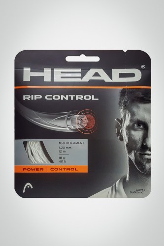 Струны для теннисной ракетки Head Rip Control 120 / 18 - 12 метров (белые)