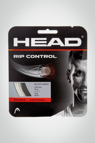 Струны для теннисной ракетки Head Rip Control 130 / 16 - 12 метров (белые)