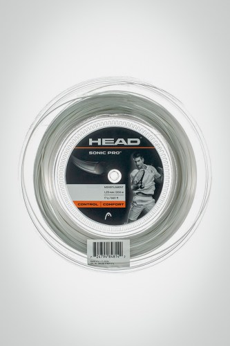 Струны для теннисной ракетки Head Sonic Pro 125 / 17 - 200 метров (белые)