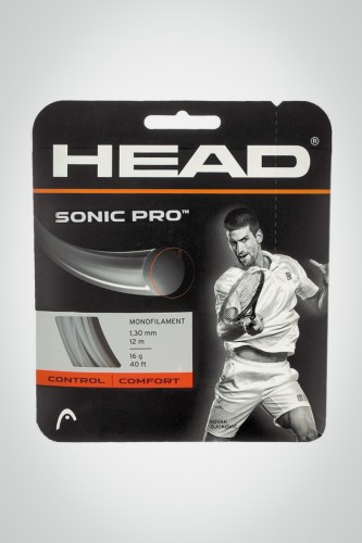 Струны для теннисной ракетки Head Sonic Pro 130 / 16 - 12 метров (белые)