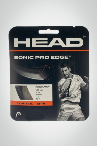 Струны для теннисной ракетки Head Sonic Pro Edge 125 / 17 - 12 метров (серые)