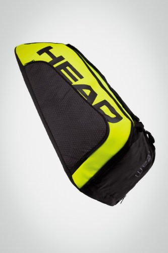 Купить теннисную сумку Head Tour Team Extreme x9 Supercombi (черная / желтая)