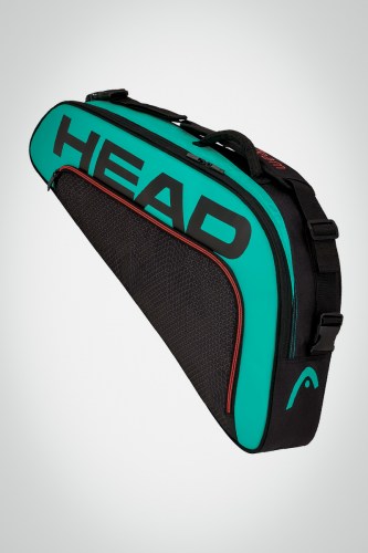 Купить теннисную сумку Head Tour Team x3 Pro (черная / бирюзовая)