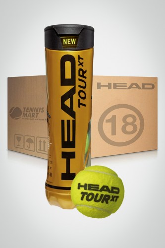 Коробка мячей для большого тенниса Head Tour XT (18 банок)