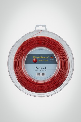 Струны для теннисной ракетки Kirschbaum PLX 125 / 17 - 200 метров (красные)