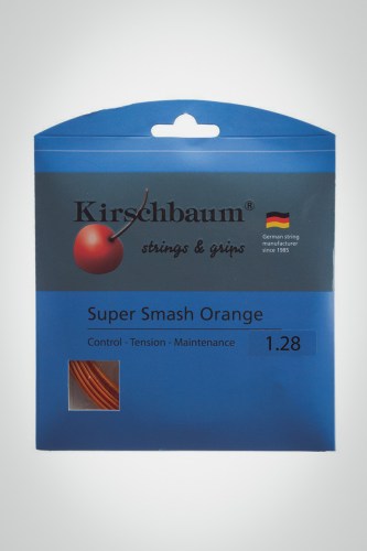 Струны для теннисной ракетки Kirschbaum Super Smash 128 / 16l - 12 метров (оранжевые)