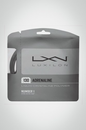 Струны для теннисной ракетки Luxilon Adrenaline 130 / 16 - 12 метров (серые)
