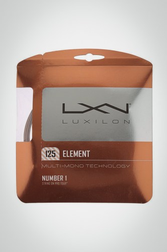 Струны для теннисной ракетки Luxilon Element 125 / 16l - 12 метров (белые / коричневые)