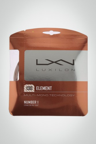 Струны для теннисной ракетки Luxilon Element 130 / 16 - 12 метров (белые / коричневые)