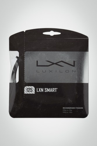 Струны для теннисной ракетки Luxilon LXN Smart 125 / 16l - 12 метров (серые)
