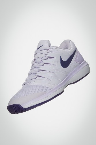 Женские теннисные кроссовки Nike Air Zoom Prestige (белые / фиолетовые)