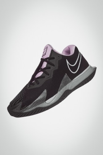 Женские теннисные кроссовки Nike Air Zoom Vapor Cage 4 (черные / розовые)