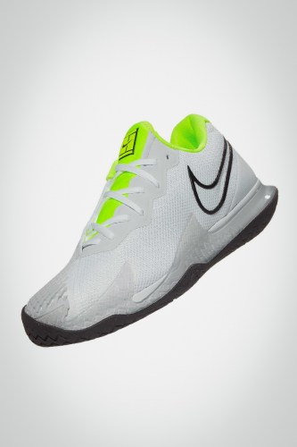 Мужские теннисные кроссовки Nike Air Zoom Vapor Cage 4 (белые / салатовые)