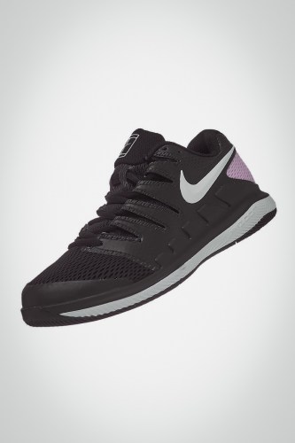 Женские теннисные кроссовки Nike Air Zoom Vapor X (черные / розовые)