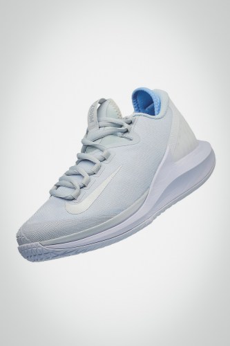 Женские теннисные кроссовки Nike Air Zoom Zero (голубые / серебристые)