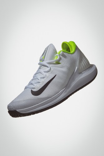 Мужские теннисные кроссовки Nike Air Zoom Zero (белые / черные / салатовые)