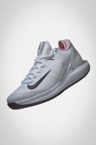 Женские теннисные кроссовки Nike Air Zoom Zero (белые / розовые)