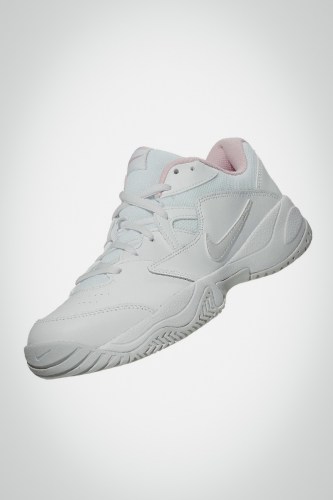Женские теннисные кроссовки Nike Court Lite 2 (белые / розовые)
