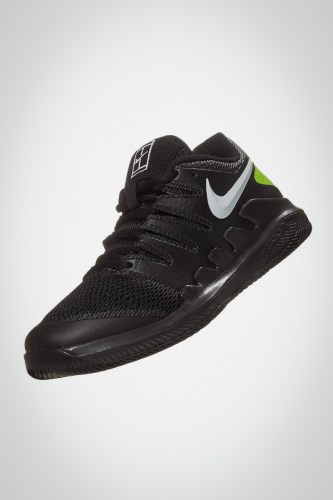 Детские теннисные кроссовки Nike Court Vapor X (черные / белые)