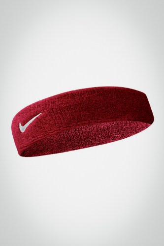 Купить повязку на голову Nike Swoosh (красная / белая)