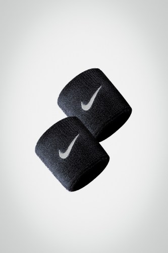 Купить напульсники Nike Swoosh (черные / белые)