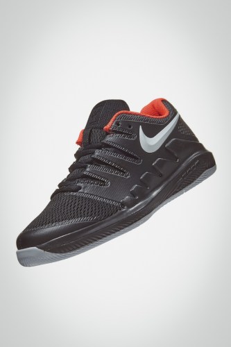 Детские теннисные кроссовки Nike Court Vapor X (черные / белые / малиновые)