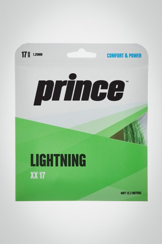 Струны для теннисной ракетки Prince Lightning XX 125 / 17 - 12 метров (зеленые)