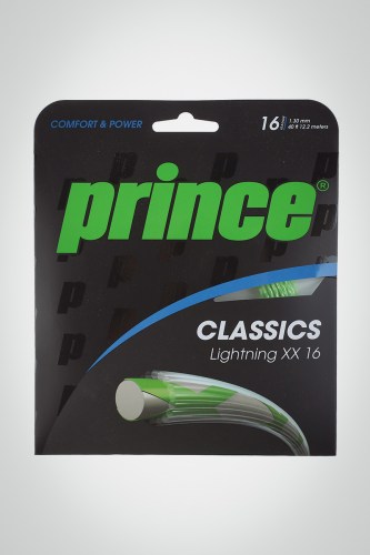 Струны для теннисной ракетки Prince Lightning XX 130 / 16 - 12 метров (зеленые)