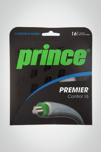 Струны для теннисной ракетки Prince Premier Control 130 / 16 - 12 метров (черные)