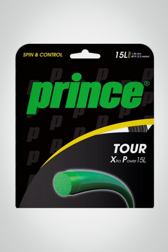 Струны для теннисной ракетки Prince Tour XP 135 / 15l - 12 метров (черные)