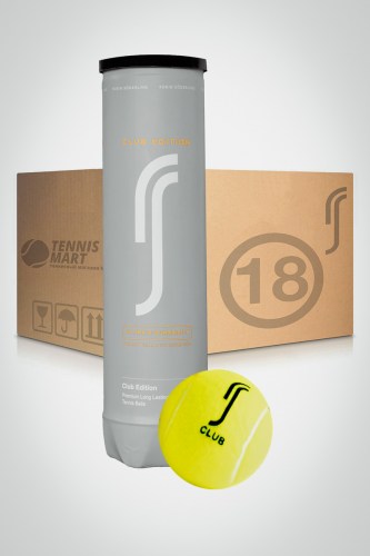Коробка мячей для большого тенниса Robin Soderling Club Edition (18 банок)