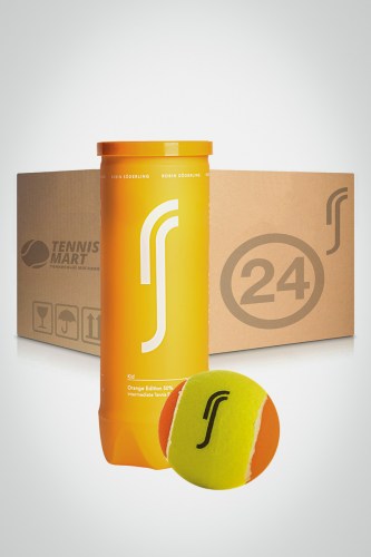 Коробка детских мячей для большого тенниса Robin Soderling Orange Edition (24 банок)