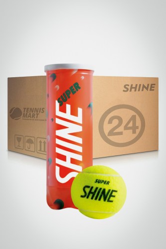 Коробка мячей для большого тенниса Shine Super (24 банки)